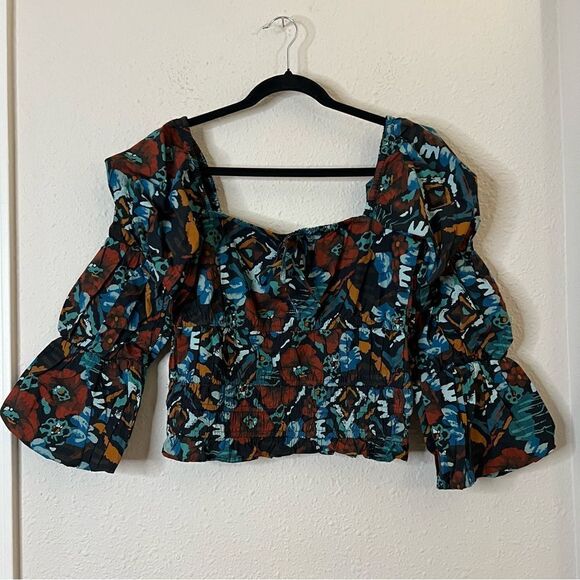 Anthropologie Porridge Tiered Poplin Blouse NEW Size Medium - Picture 6 of 10